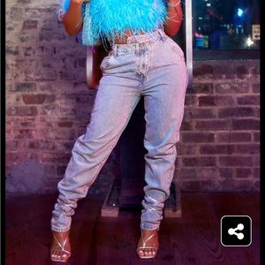 PLT ASYMMETRICAL Waist Jeans